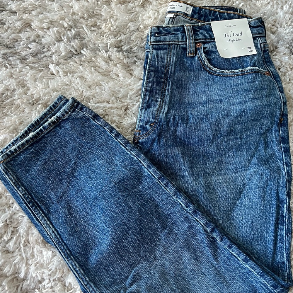 *NEW* Abercrombie Curve Love Dad Jeans